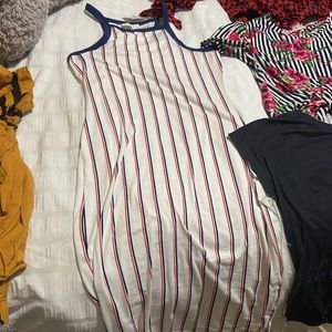 Bodycon midi dress for summer